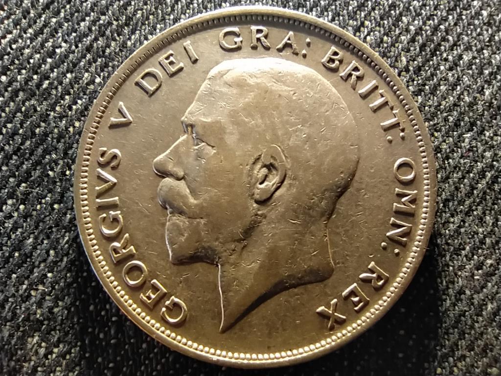 Anglia V. György (1910-1936) .500 ezüst 1/2 Korona