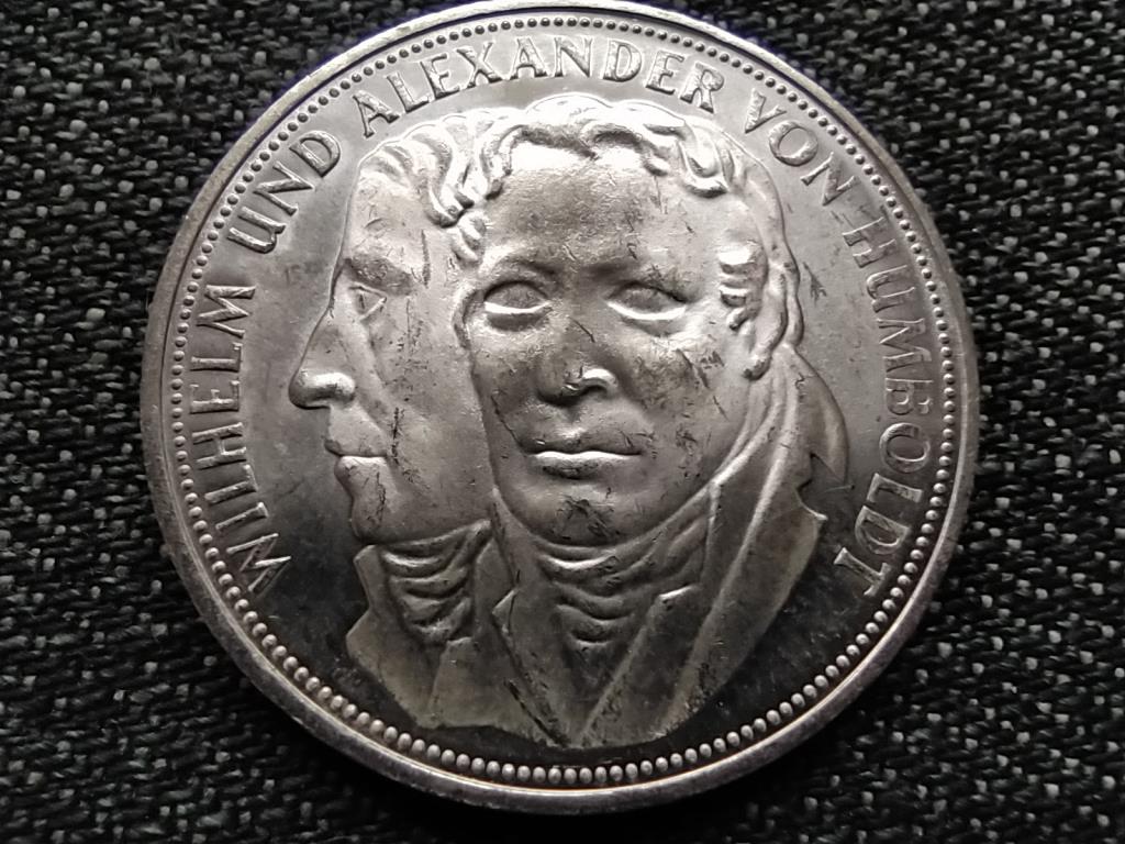 Németország Wilhelm and Alexander von Humboldt .625 ezüst 5 Márka