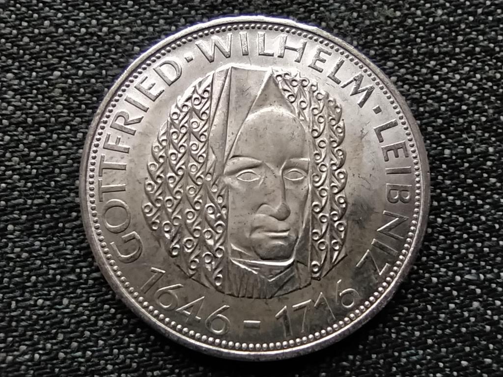 Németország 250 éve halt meg Wilhelm Leibniz .625 ezüst 5 Márka
