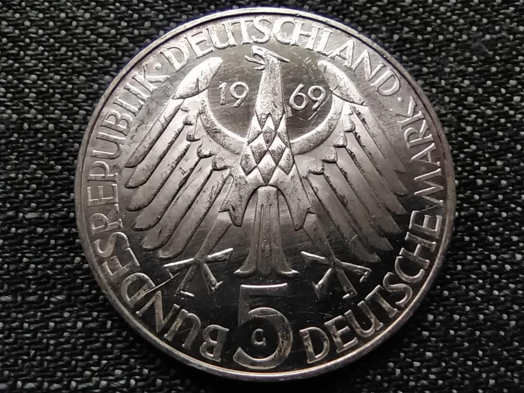 Németország 150 éve született Theodor Fontane .625 ezüst 5 Márka