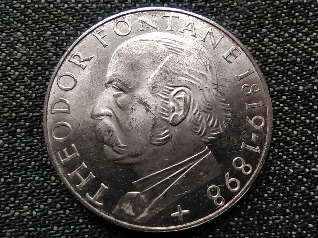 Németország 150 éve született Theodor Fontane .625 ezüst 5 Márka