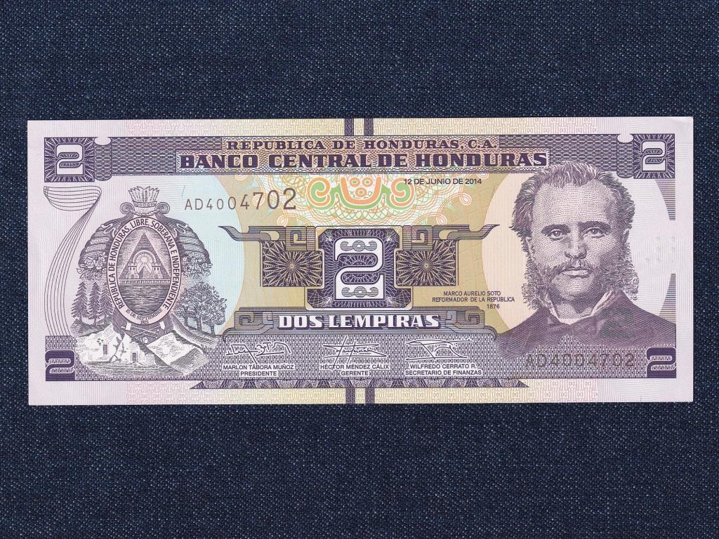 Honduras 2 lempira bankjegy