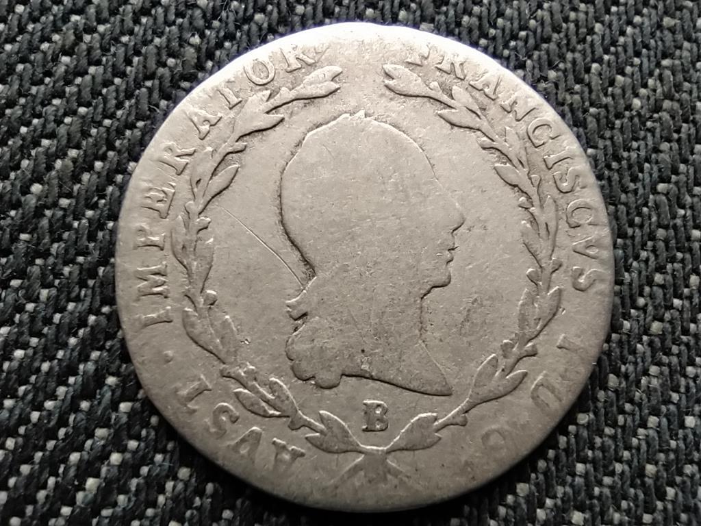 Ausztria II. Ferenc (1792-1835) ezüst 5 Krajcár