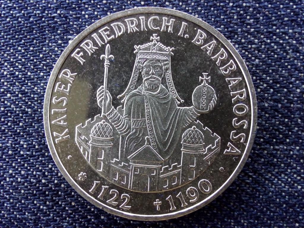 Németország I. Barbarossa császár .625 ezüst 10 Márka