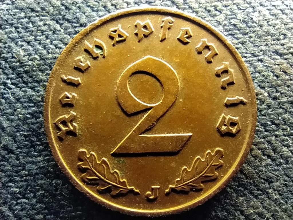 Németország Horogkeresztes 2 birodalmi pfennig