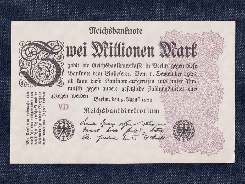 Németország Weimari Köztársaság (1919-1933) 2 millió Márka bankjegy
