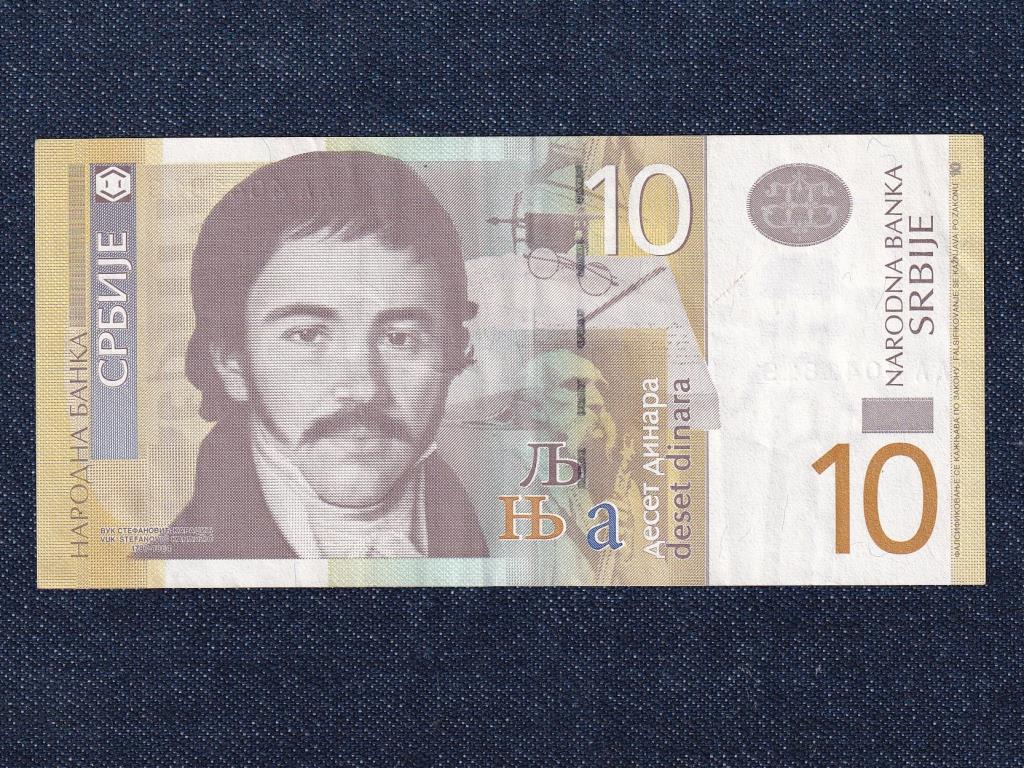 Szerbia 10 dínár bankjegy
