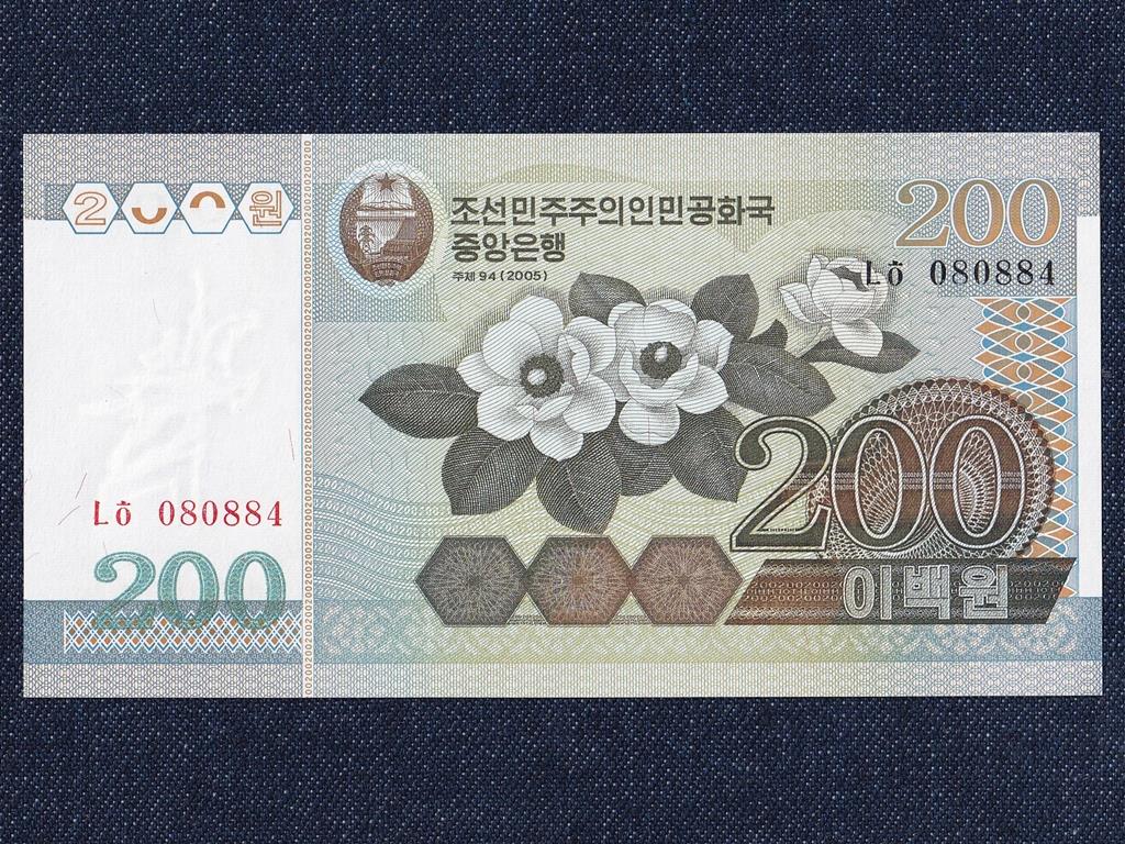Észak-Korea 200 von bankjegy