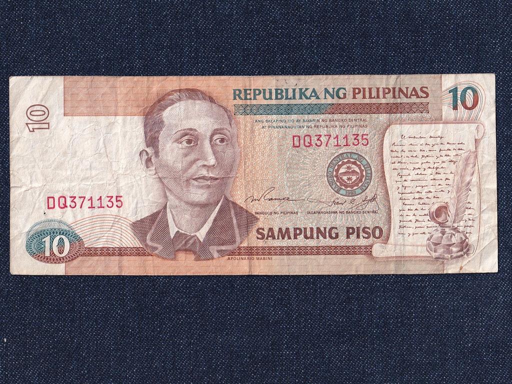 Fülöp-szigetek Köztársaság (1946-) 10 Pezó bankjegy