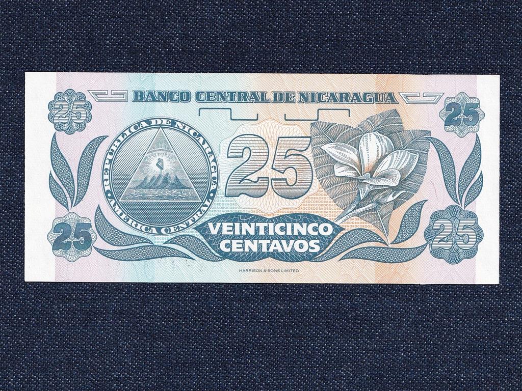 Nicaragua 25 centavo bankjegy