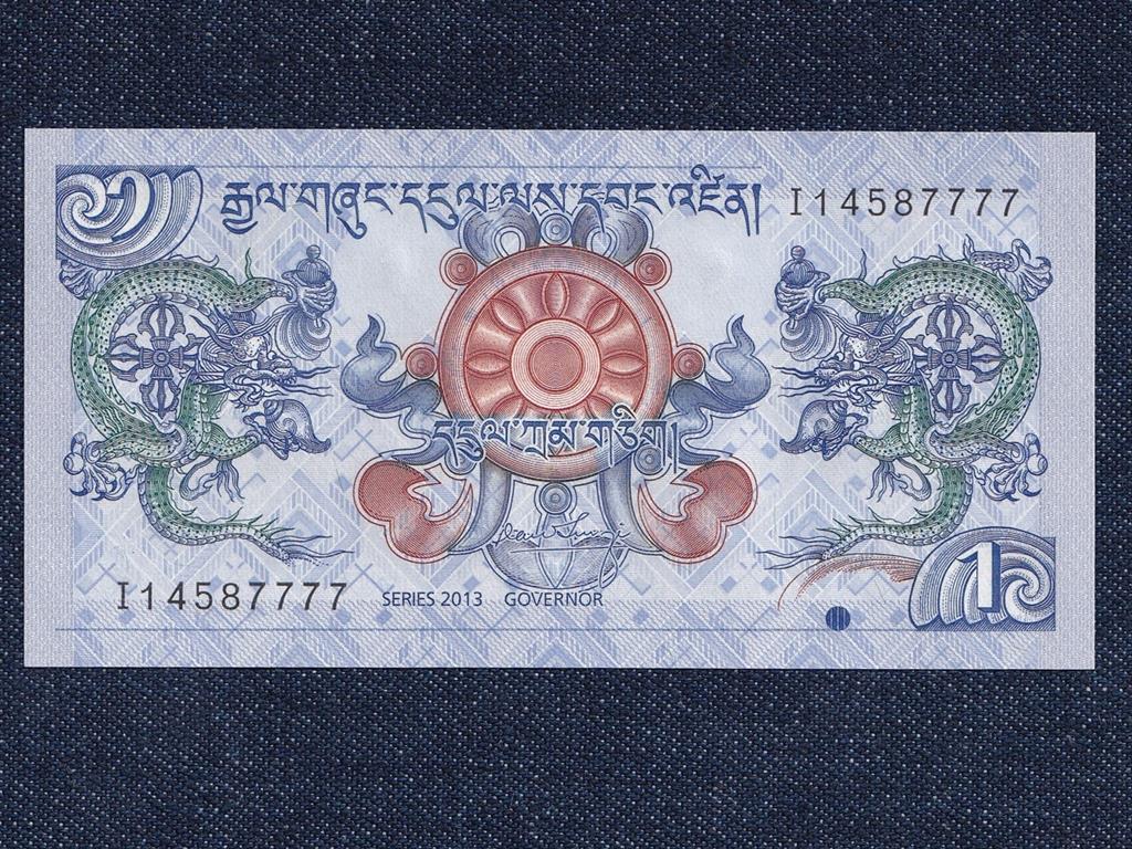 Bhután Dzsigme Keszar Namgyal Vangcsuk (2006-0) 1 Ngultrum bankjegy