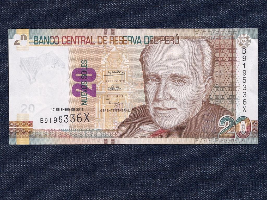 Peru 20 új sol bankjegy