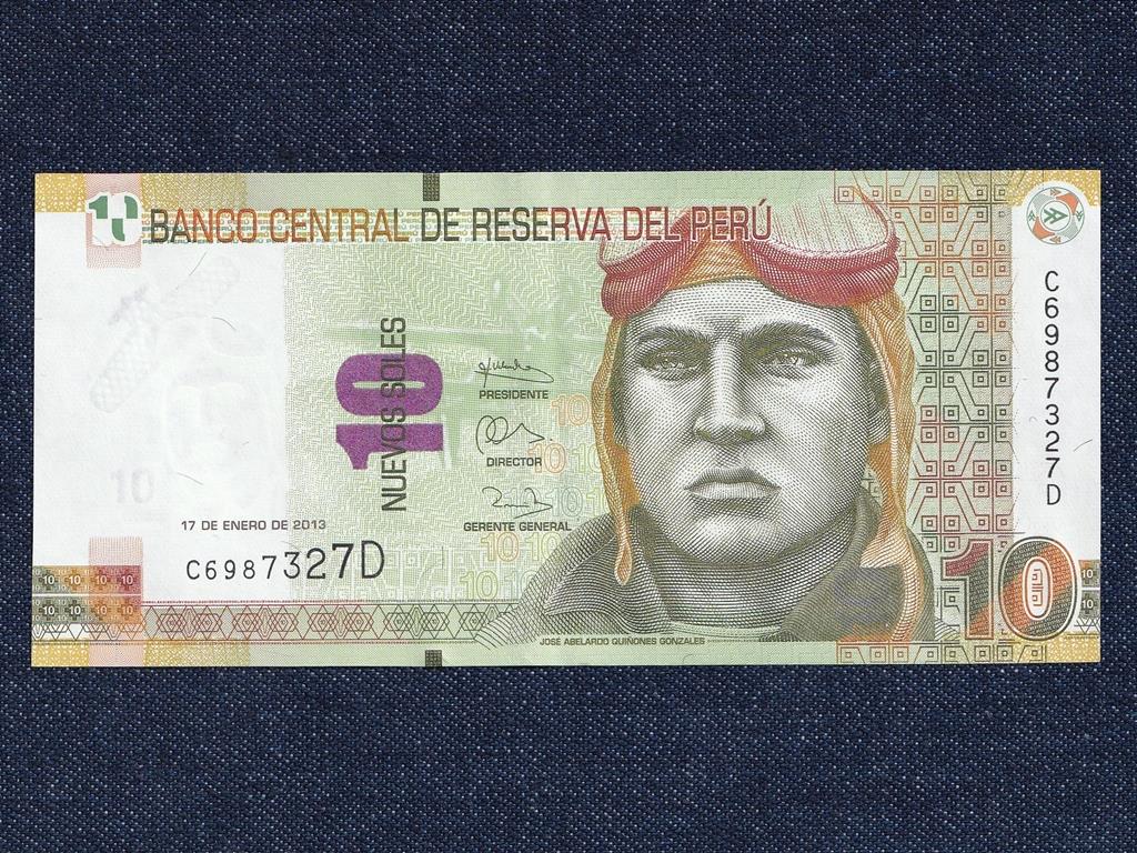 Peru 10 új sol bankjegy