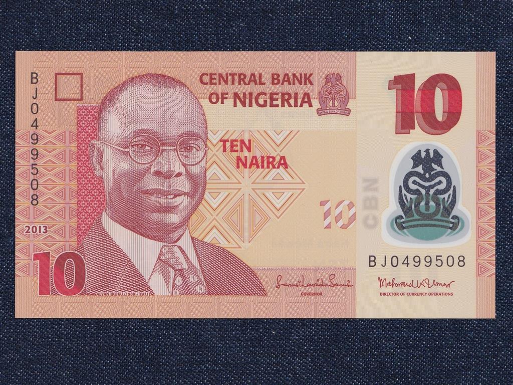 Nigéria 10 naira bankjegy