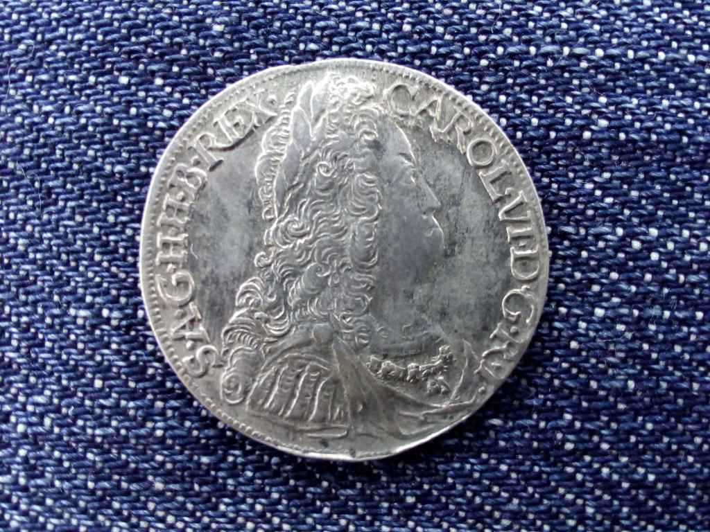 Német-Római Birodalom Karl VI. császár (1711-1740) ezüst 6 krajcár