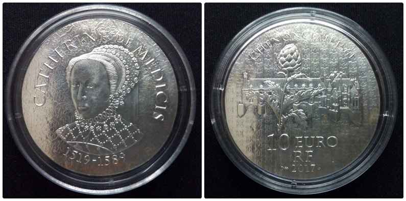 Franciaország Catherine de Médicis 2017 ezüst 10 Euro