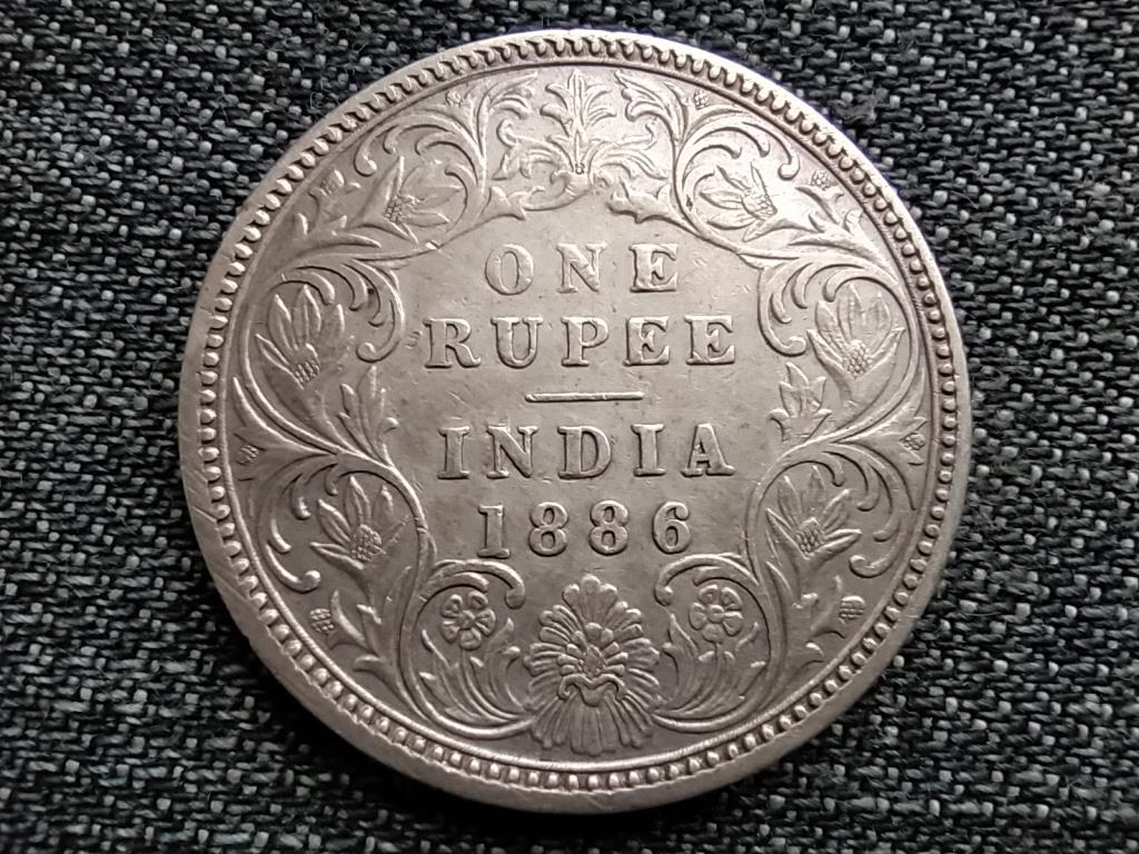 India Viktória (1837-1901) .917 ezüst 1 Rúpia