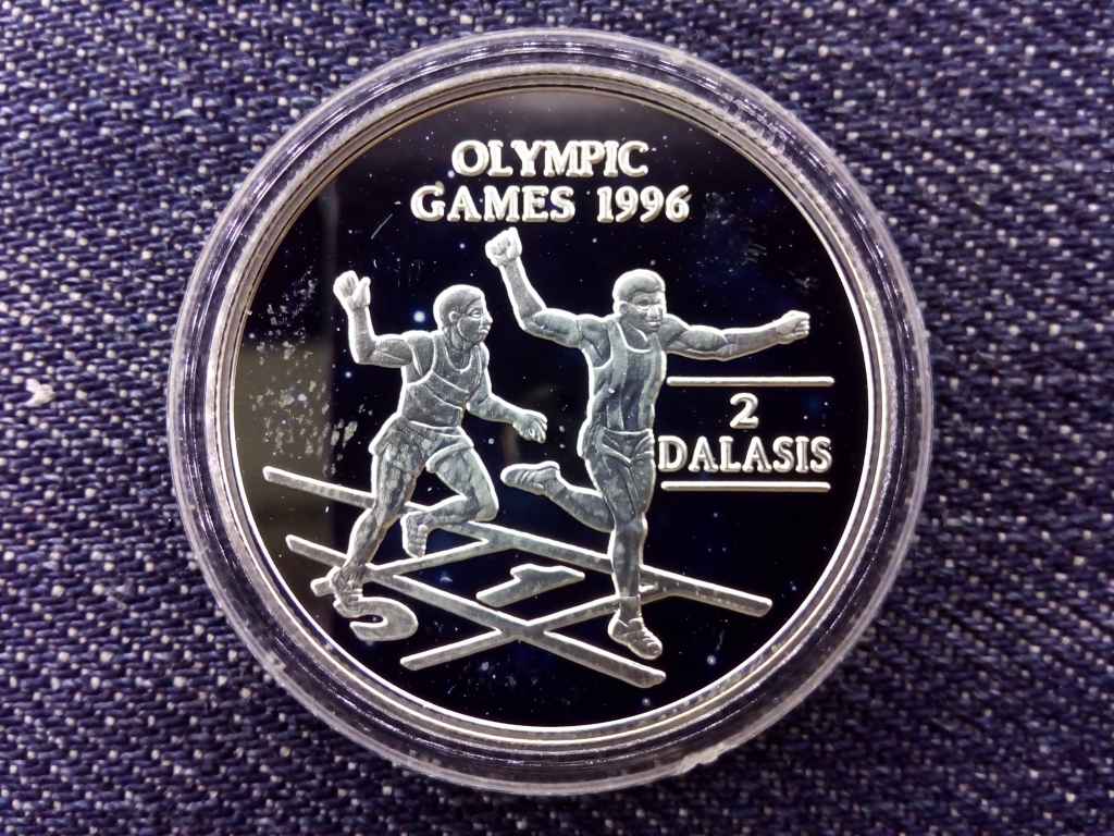 Gambia XXVI. Nyári Olimpia 1996 Atlanta Futás .500 Ezüst 2 Dalasi