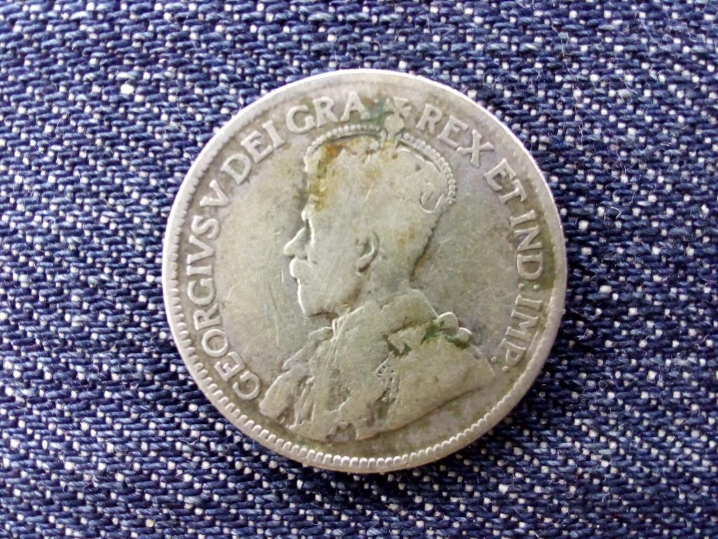 Kanada V. György .800 ezüst 25 Cent