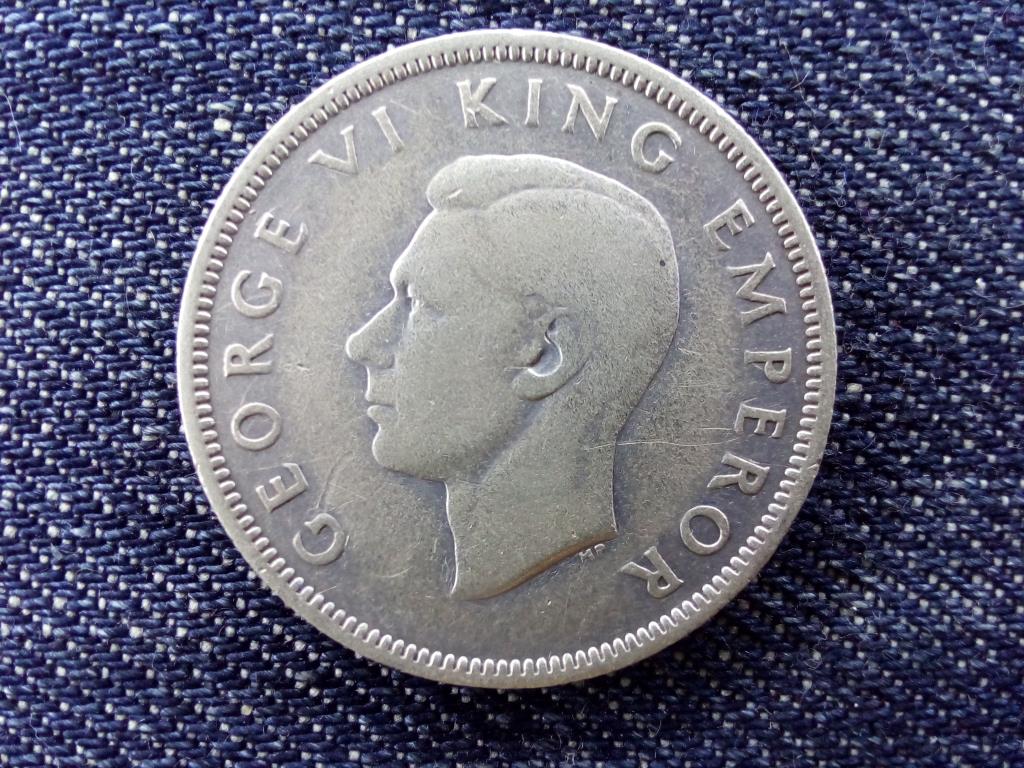 Új-Zéland VI. György .500 ezüst 1 Florin