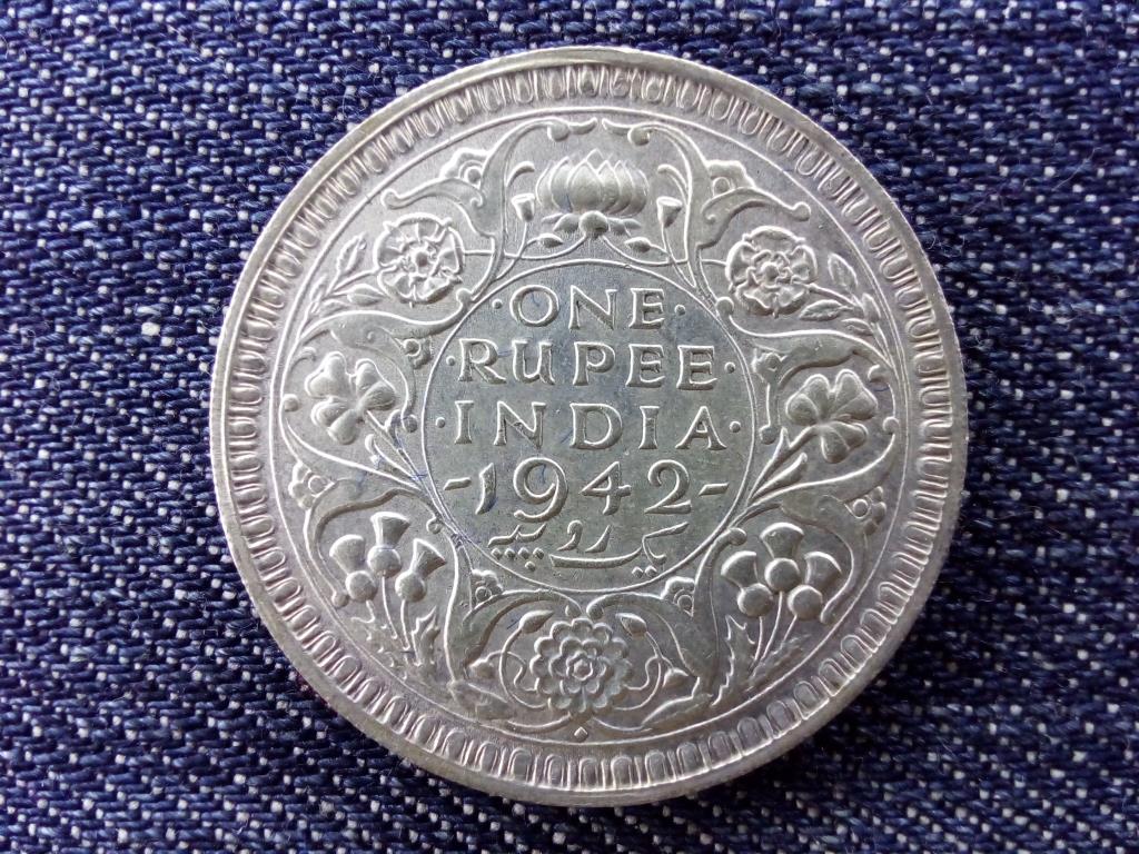 India VI. György (1936-1952) .500 ezüst 1 Rúpia
