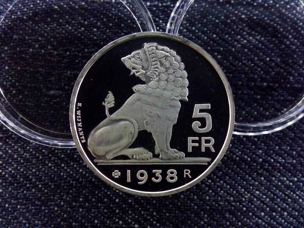 Belgium ezüst (.925) 5 Frank