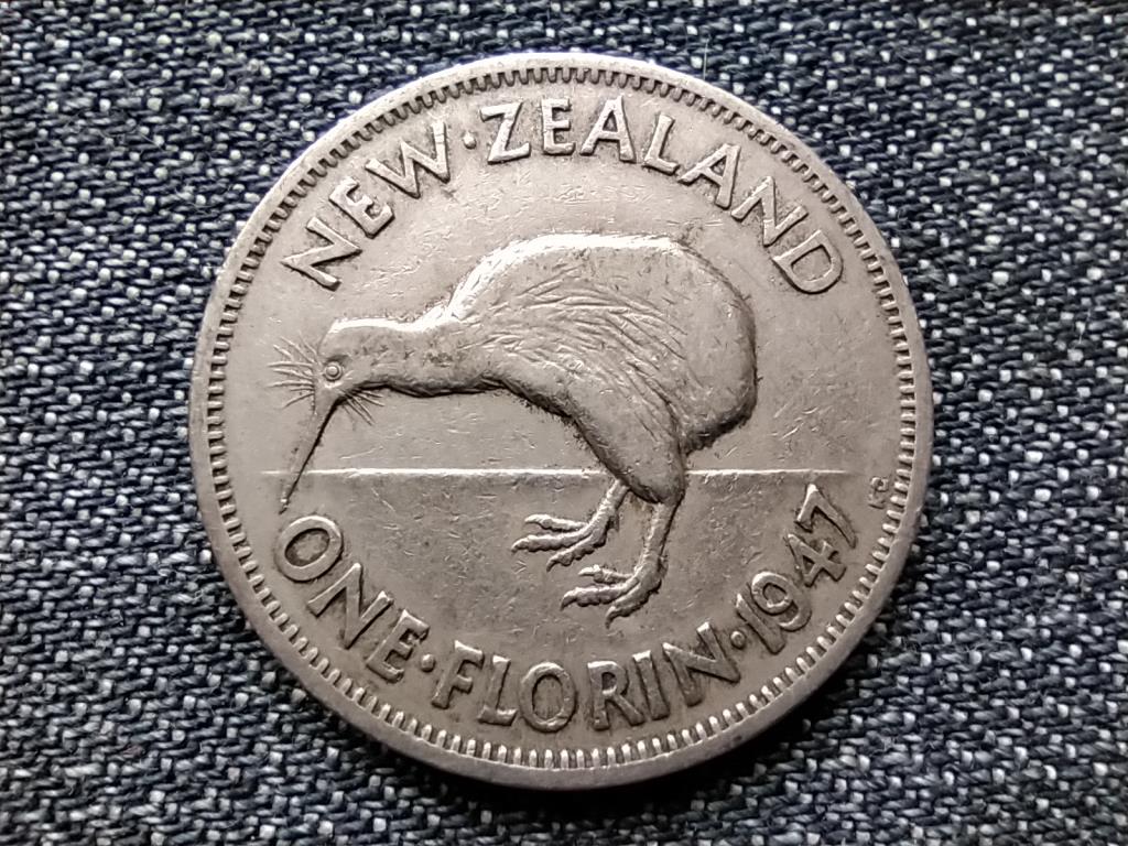Új-Zéland VI. György 1 Florin
