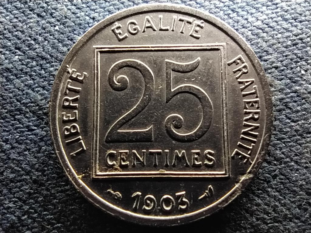 Franciaország Harmadik Köztársaság 25 Centimes