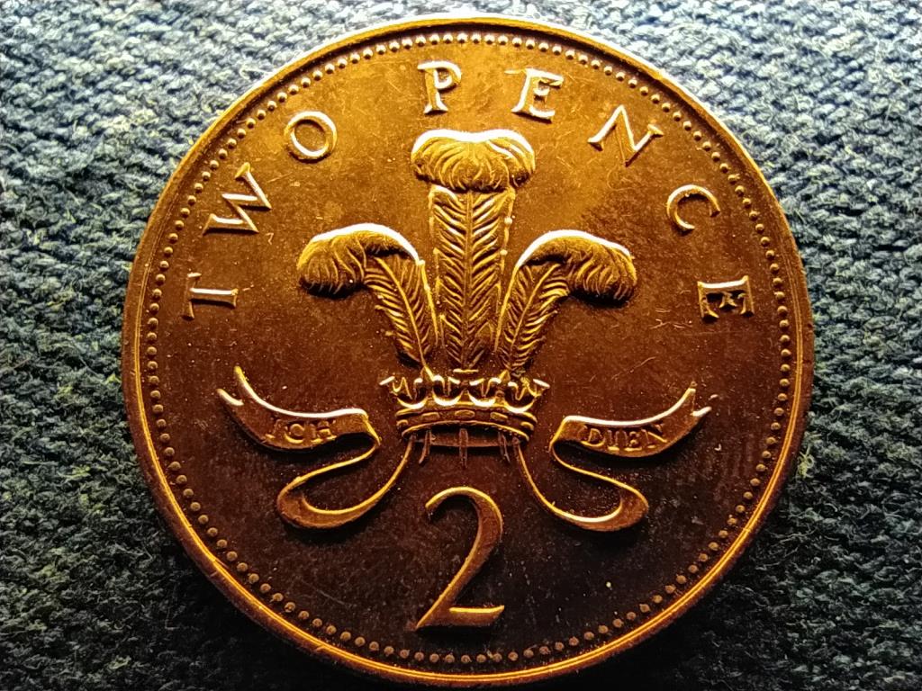 Anglia II. Erzsébet (1952-) 2 Penny