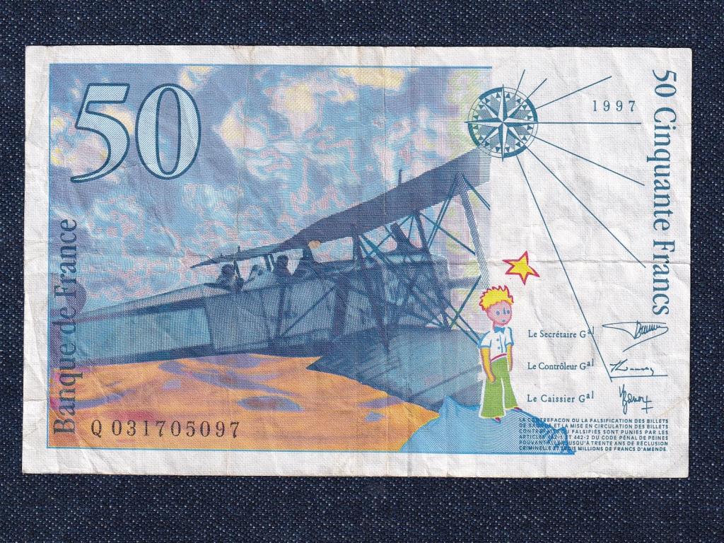Franciaország 50 frank bankjegy