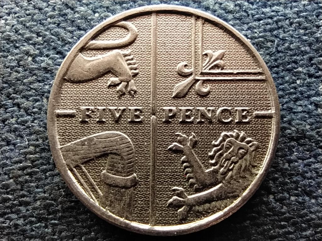Anglia II. Erzsébet (1952-) 5 Penny