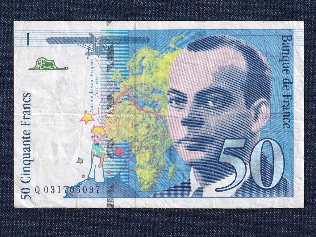 Franciaország 50 frank bankjegy