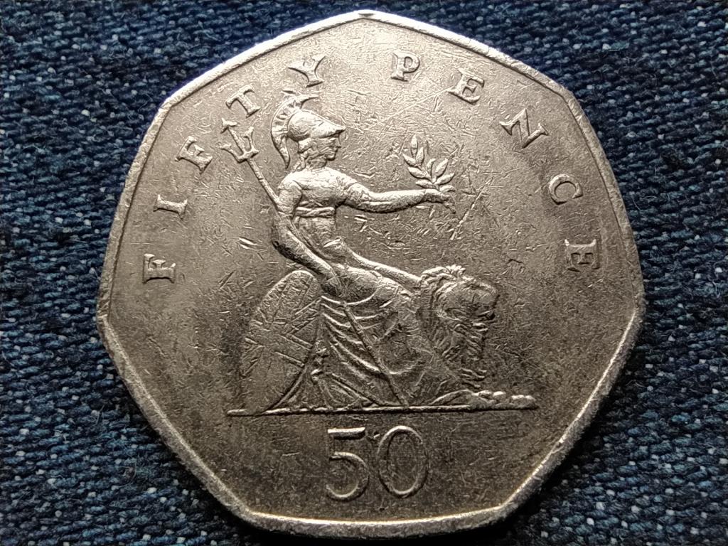 Anglia II. Erzsébet (1952-) 50 Penny