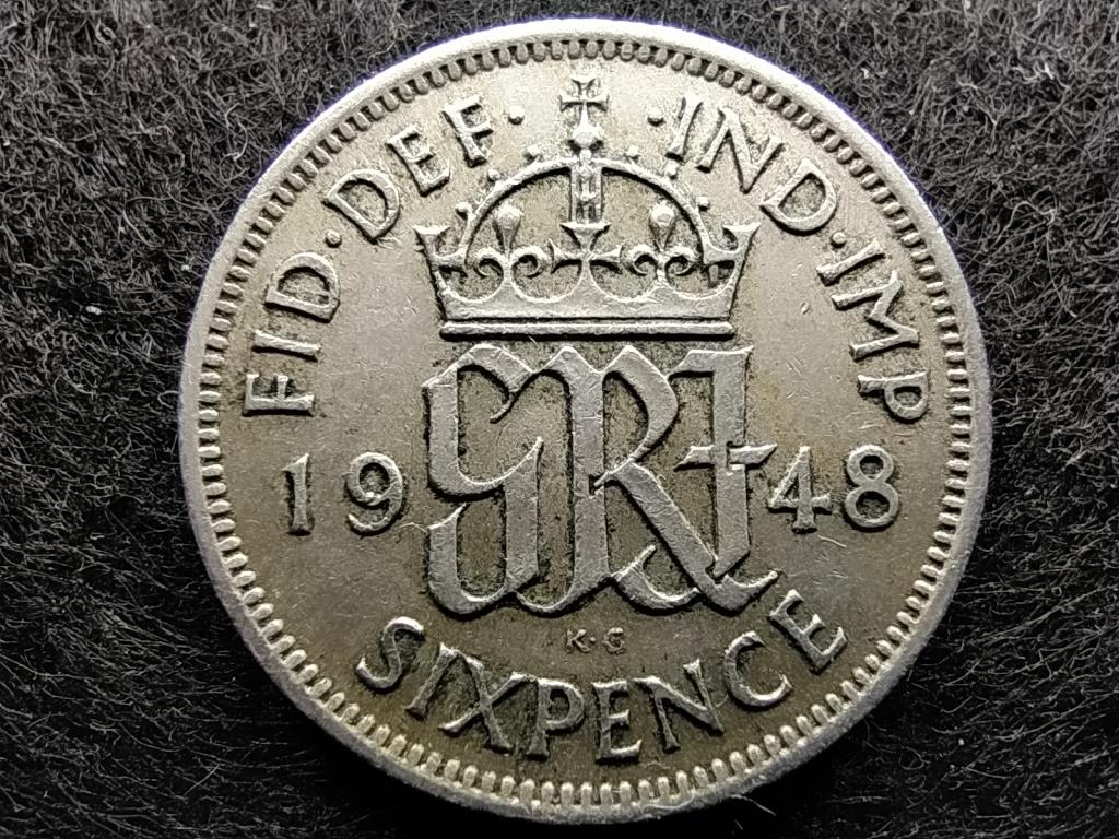 Anglia VI. György (1936-1952) 6 Pence