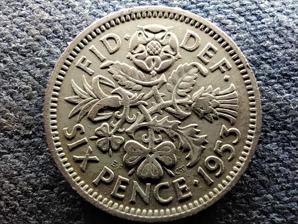 Anglia II. Erzsébet (1952-) 6 Penny