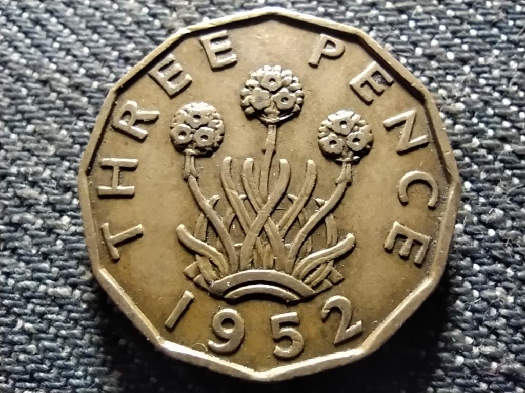 Anglia VI. György (1936-1952) 3 Penny