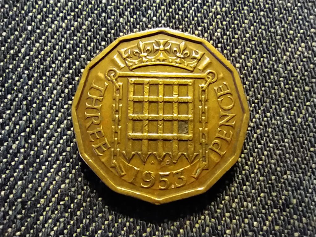 Anglia II. Erzsébet (1952-) 3 Penny