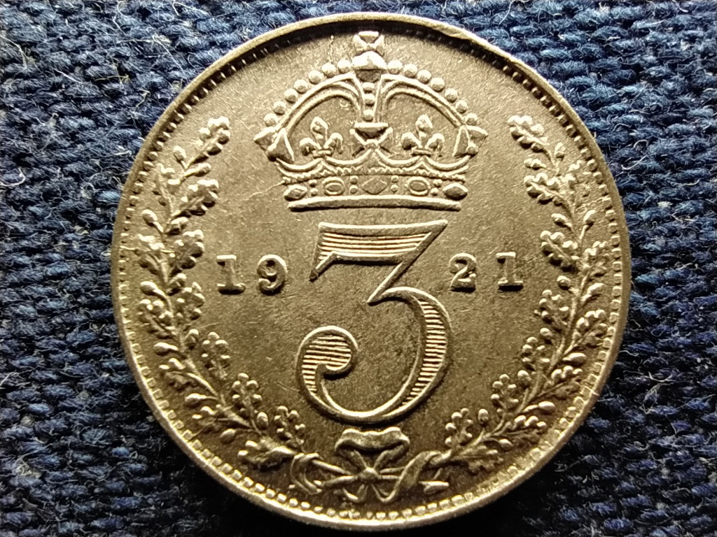 Anglia V. György (1910-1936) .500 ezüst 3 Pence