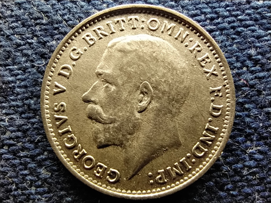 Anglia V. György (1910-1936) .500 ezüst 3 Pence