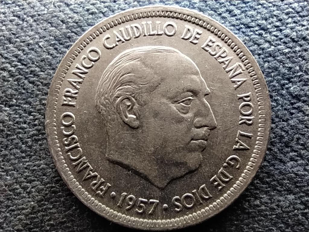Spanyolország Francisco Franco (1936-1975) 5 Peseta 1957