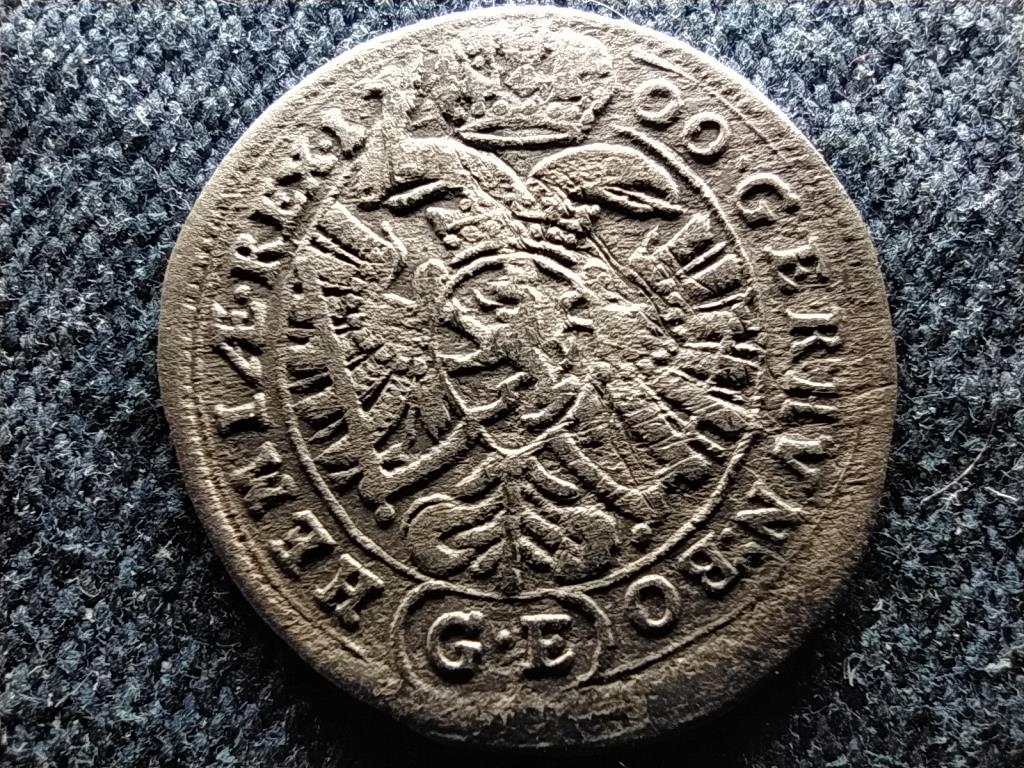 Csehország I. Lipót (1657-1705) ezüst 3 Krajcár