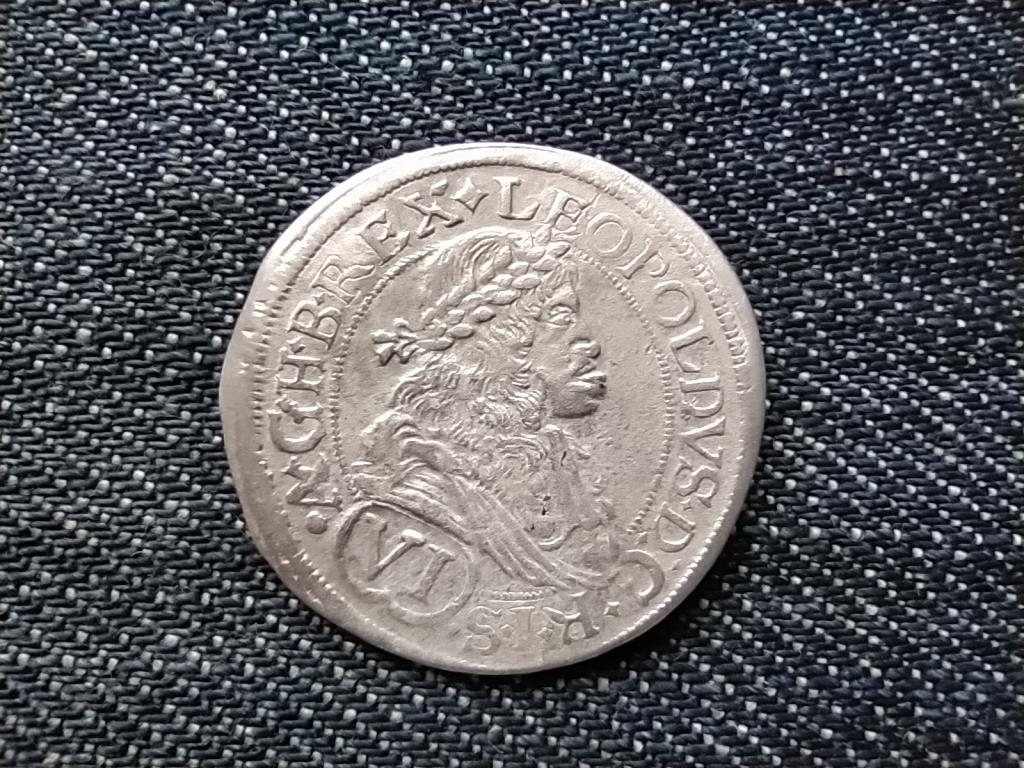I. Lipót (1657-1705) ezüst 6 Krajcár
