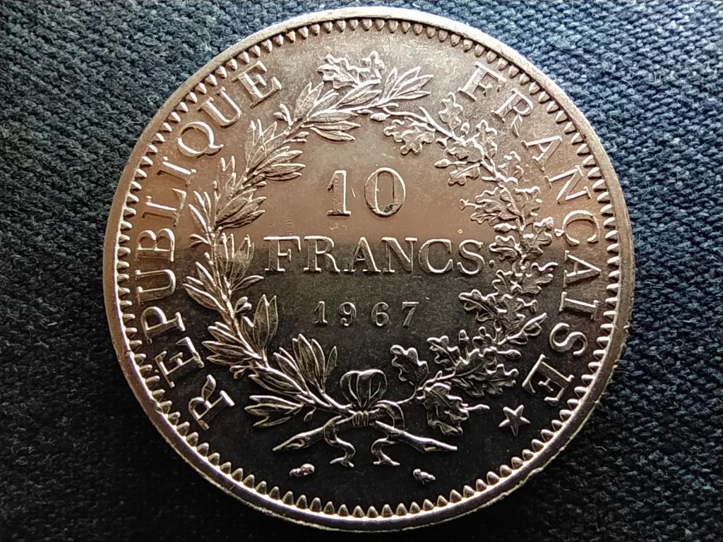 Franciaország .900 ezüst 10 frank