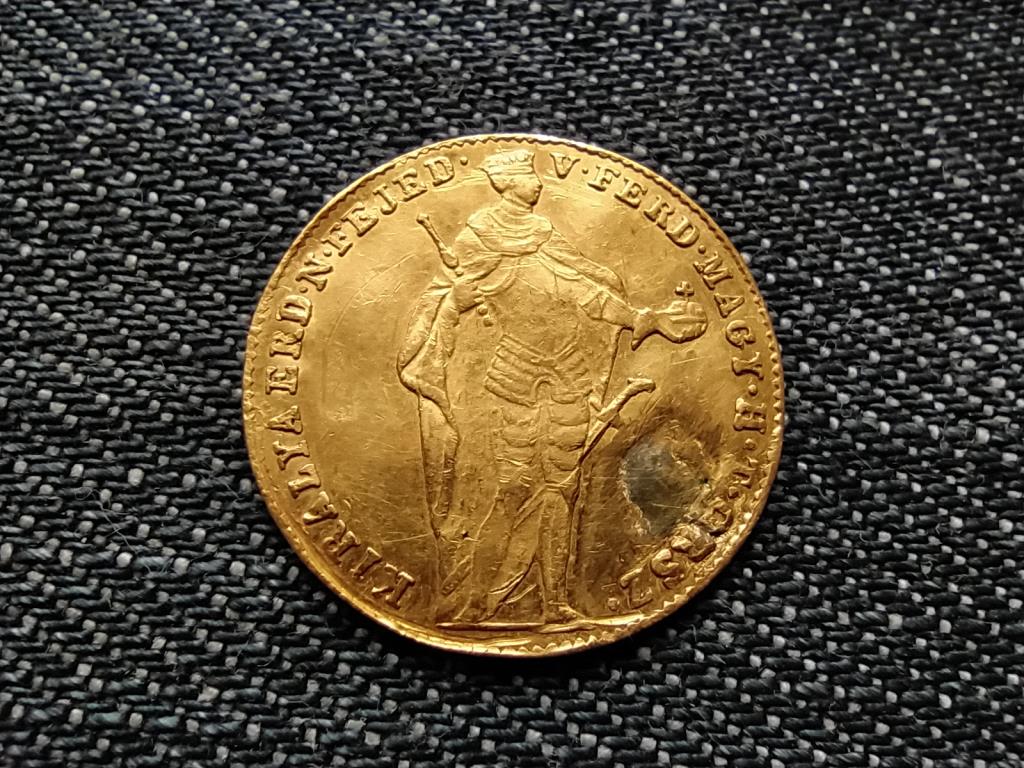V. Ferdinánd (1835-1848) .986 arany 1 dukát 3,491g Szabadságharc