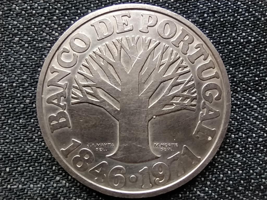 Portugália 125 éves a Portugál Bank .650 ezüst 50 Escudo