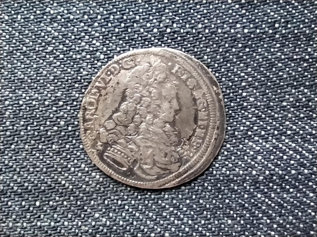 Német-Római Birodalom Karl VI. császár (1711-1740) ezüst 3 krajcár