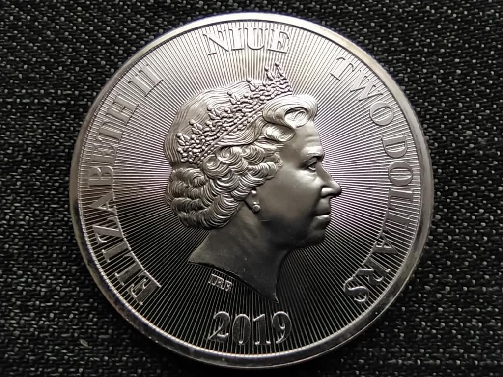 Niue II. Erzsébet Az élet fája 1 uncia .9999 ezüst 2 dollár