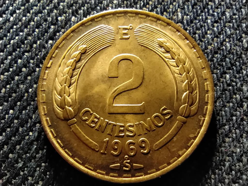 Chile Köztársaság (1818-0) 2 Centésimo