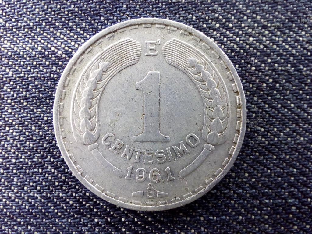 Chile Köztársaság (1818-0) 1 Centésimo