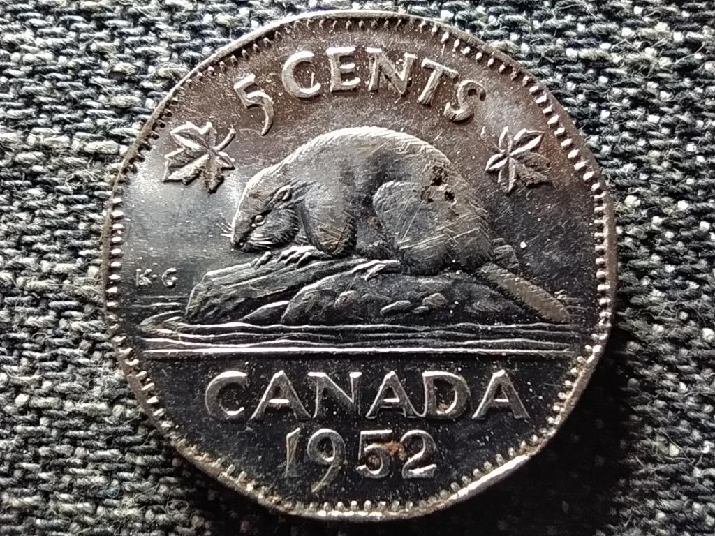 Kanada VI. György 5 Cent